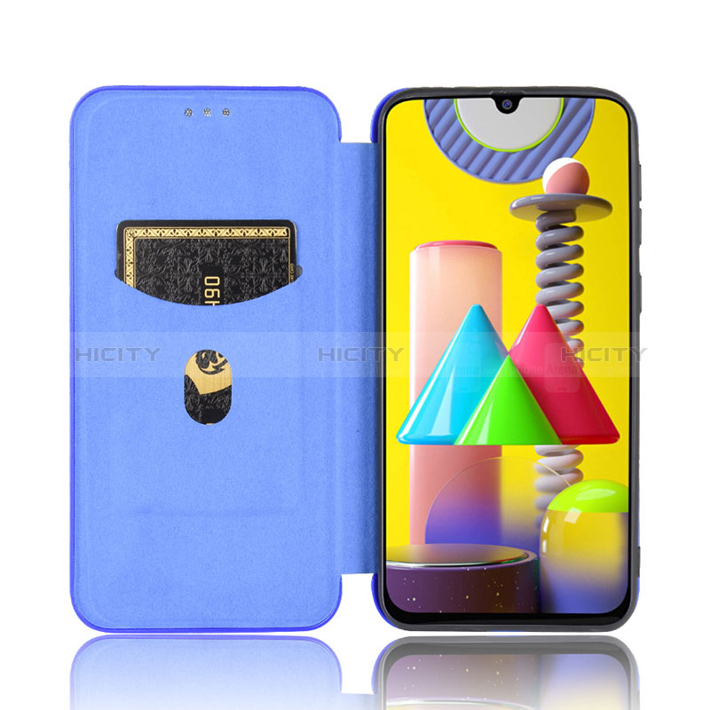 Funda de Cuero Cartera con Soporte Carcasa L02Z para Samsung Galaxy M21s