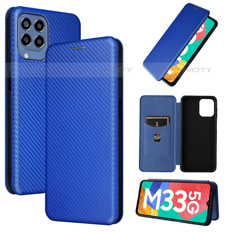 Funda de Cuero Cartera con Soporte Carcasa L02Z para Samsung Galaxy M33 5G