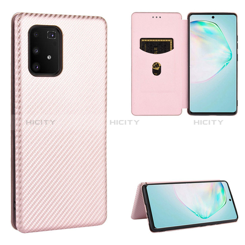 Funda de Cuero Cartera con Soporte Carcasa L02Z para Samsung Galaxy S10 Lite