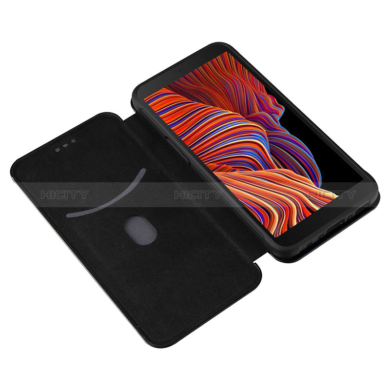 Funda de Cuero Cartera con Soporte Carcasa L02Z para Samsung Galaxy XCover 5 SM-G525F