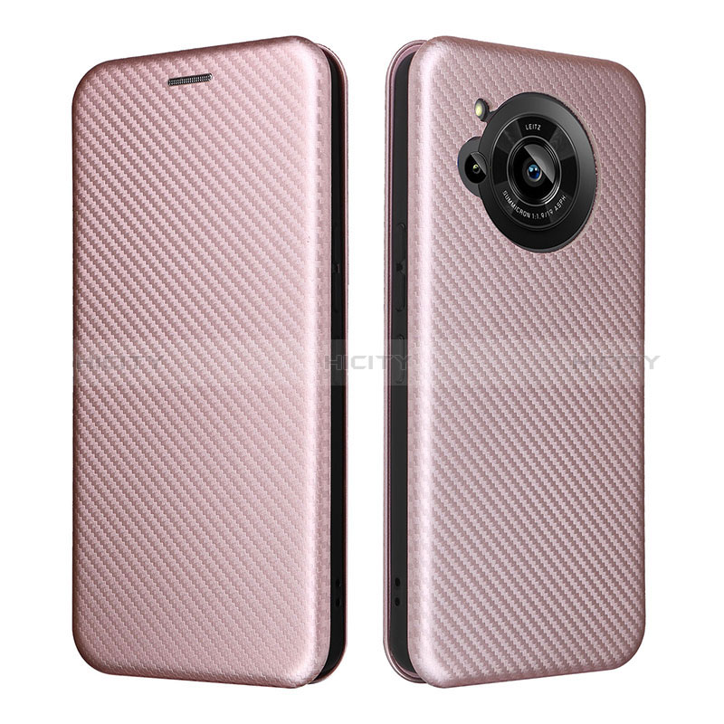 Funda de Cuero Cartera con Soporte Carcasa L02Z para Sharp Aquos R7