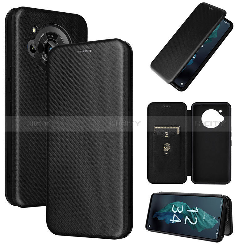 Funda de Cuero Cartera con Soporte Carcasa L02Z para Sharp Aquos R7