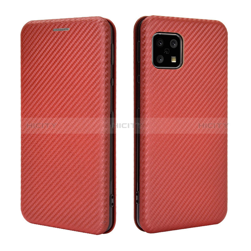 Funda de Cuero Cartera con Soporte Carcasa L02Z para Sharp Aquos Sense4