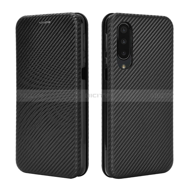 Funda de Cuero Cartera con Soporte Carcasa L02Z para Sharp Aquos Zero5G basic Negro