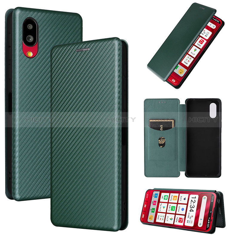 Funda de Cuero Cartera con Soporte Carcasa L02Z para Sharp Simple Sumaho 6