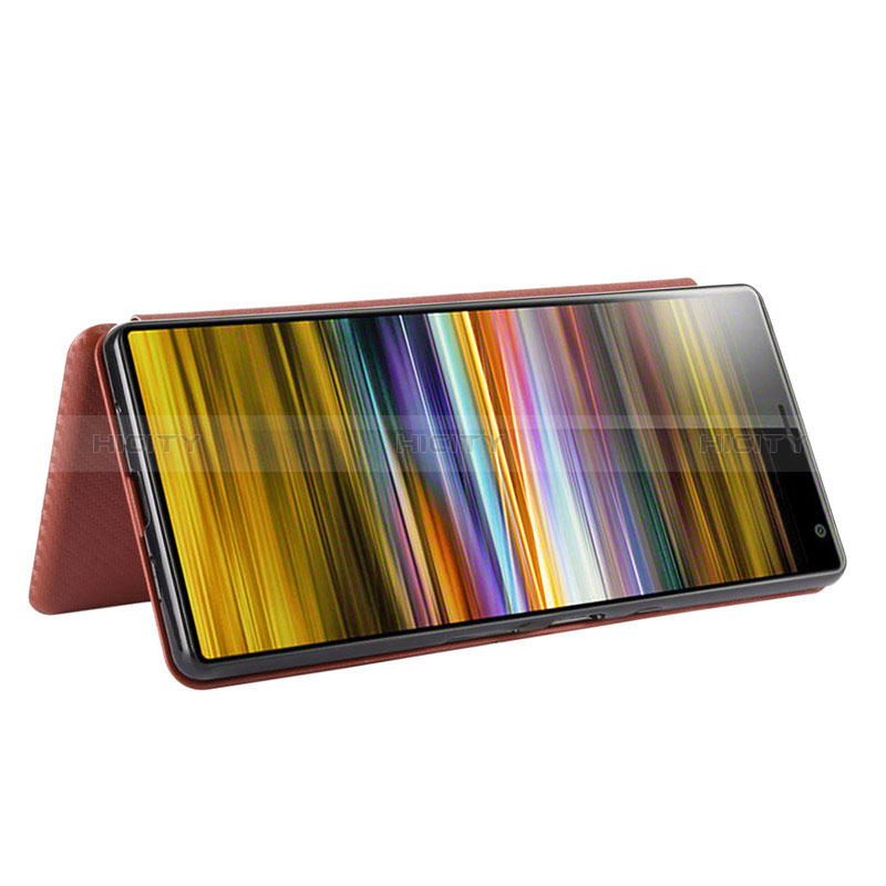 Funda de Cuero Cartera con Soporte Carcasa L02Z para Sony Xperia 10 III SO-52B