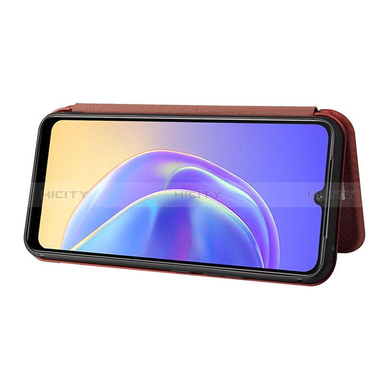 Funda de Cuero Cartera con Soporte Carcasa L02Z para Vivo V21e 4G