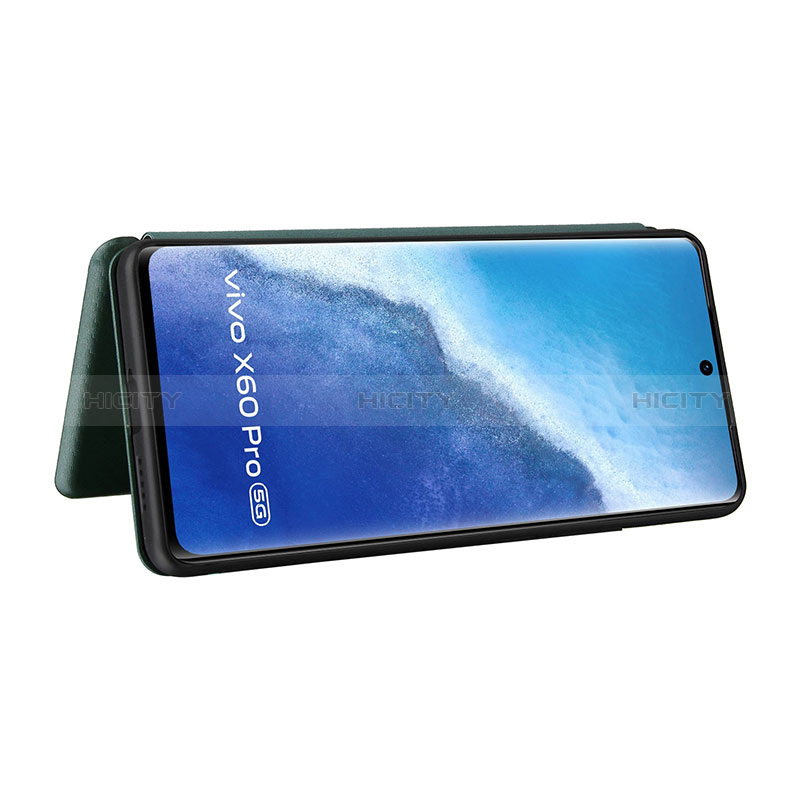 Funda de Cuero Cartera con Soporte Carcasa L02Z para Vivo X60 Pro 5G