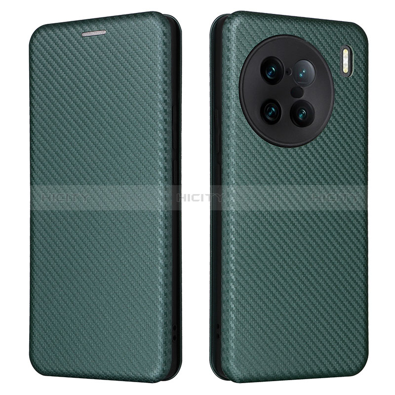 Funda de Cuero Cartera con Soporte Carcasa L02Z para Vivo X90 Pro+ Plus 5G