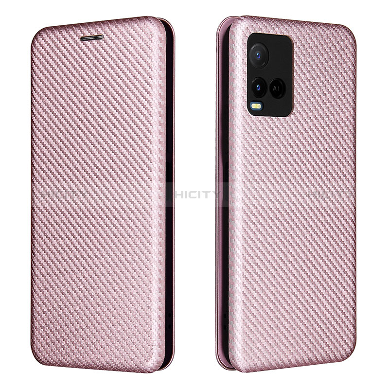 Funda de Cuero Cartera con Soporte Carcasa L02Z para Vivo Y21G