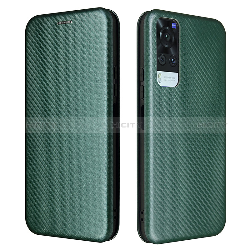 Funda de Cuero Cartera con Soporte Carcasa L02Z para Vivo Y31 (2021)