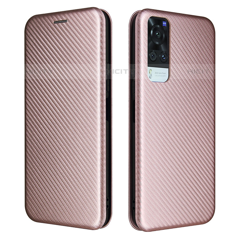 Funda de Cuero Cartera con Soporte Carcasa L02Z para Vivo Y51A