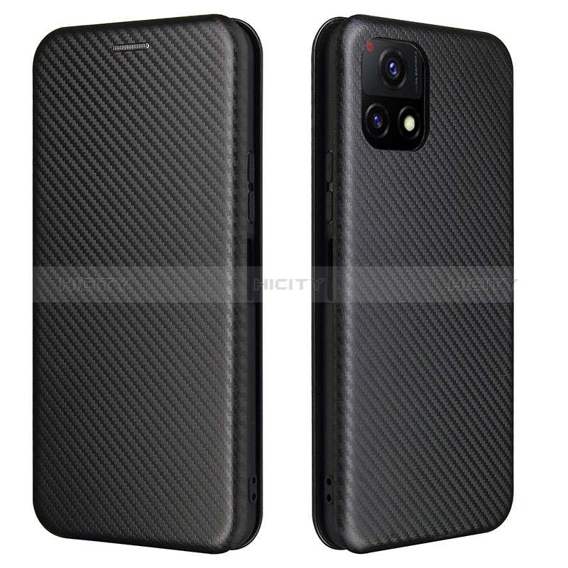 Funda de Cuero Cartera con Soporte Carcasa L02Z para Vivo Y52s t1 5G Negro