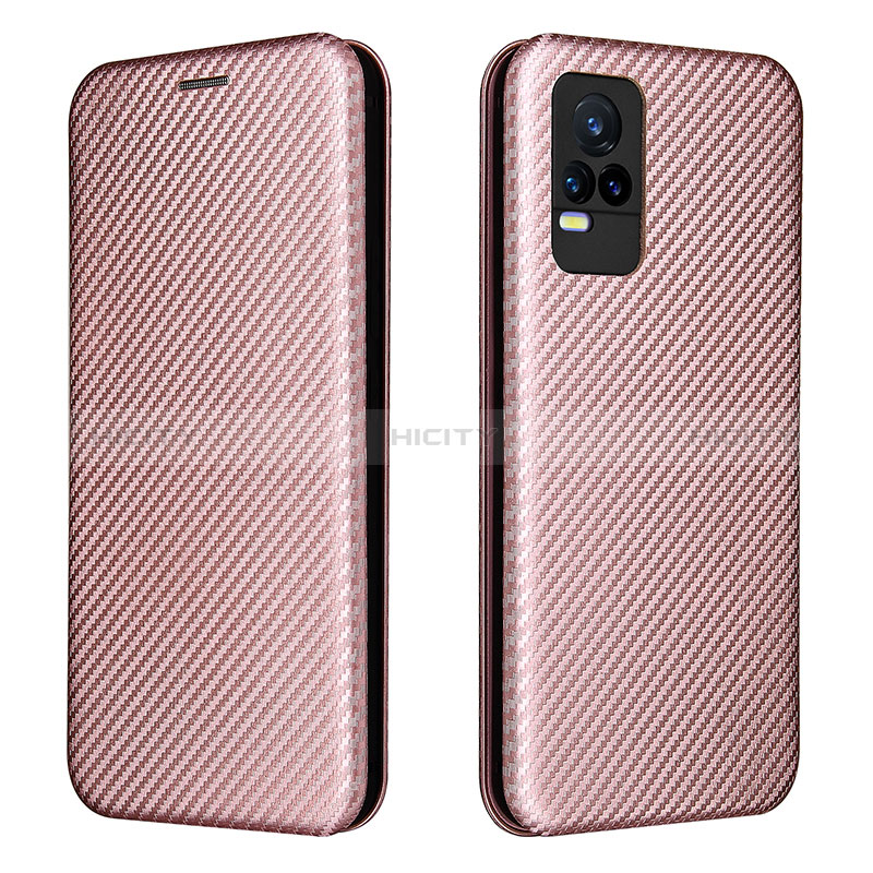 Funda de Cuero Cartera con Soporte Carcasa L02Z para Vivo Y73 (2021)