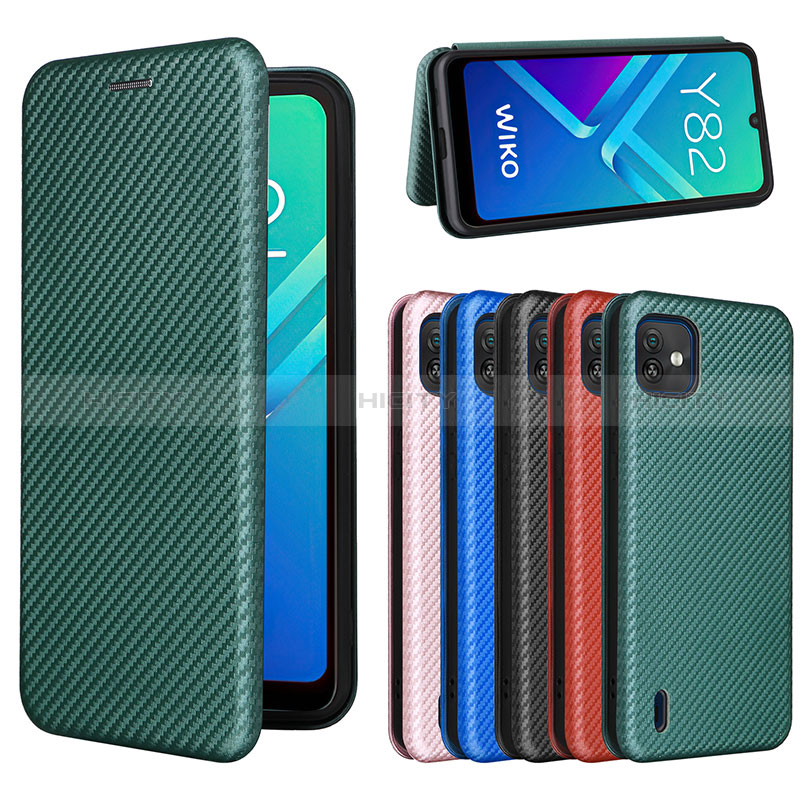 Funda de Cuero Cartera con Soporte Carcasa L02Z para Wiko Y82