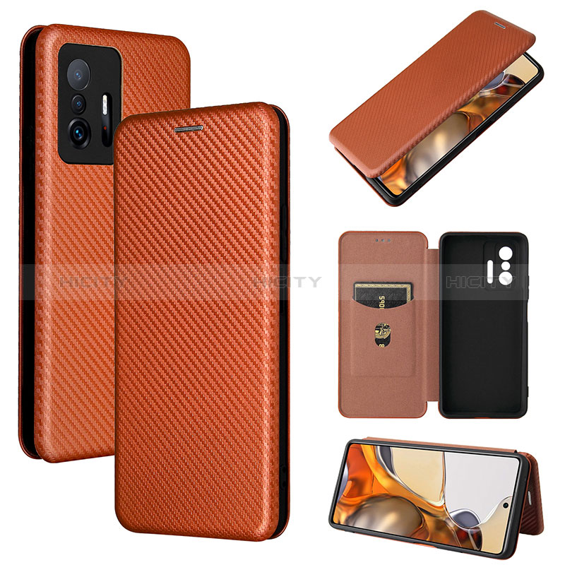 Funda de Cuero Cartera con Soporte Carcasa L02Z para Xiaomi Mi 11T Pro 5G