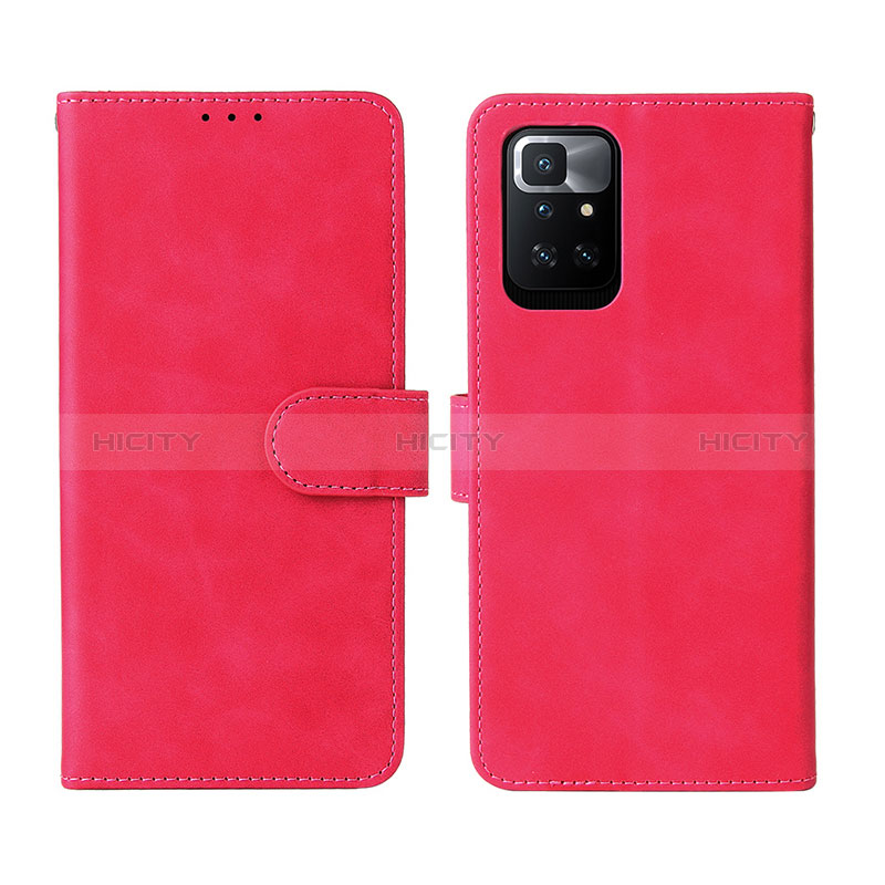 Funda de Cuero Cartera con Soporte Carcasa L02Z para Xiaomi Redmi 10 (2022)