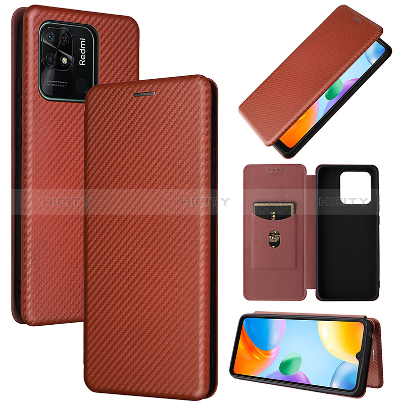 Funda de Cuero Cartera con Soporte Carcasa L02Z para Xiaomi Redmi 10 India