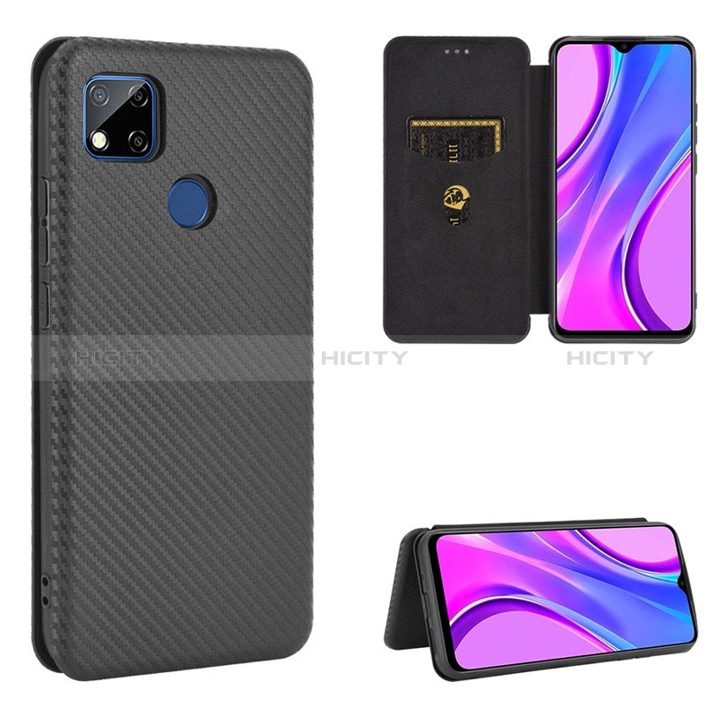 Funda de Cuero Cartera con Soporte Carcasa L02Z para Xiaomi Redmi 9 India