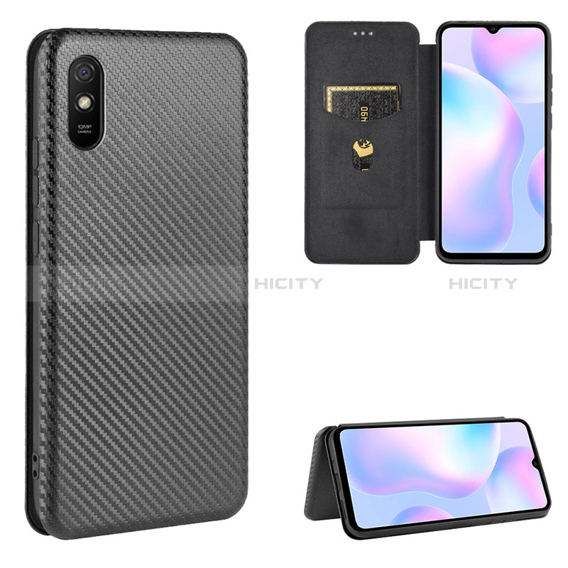 Funda de Cuero Cartera con Soporte Carcasa L02Z para Xiaomi Redmi 9i