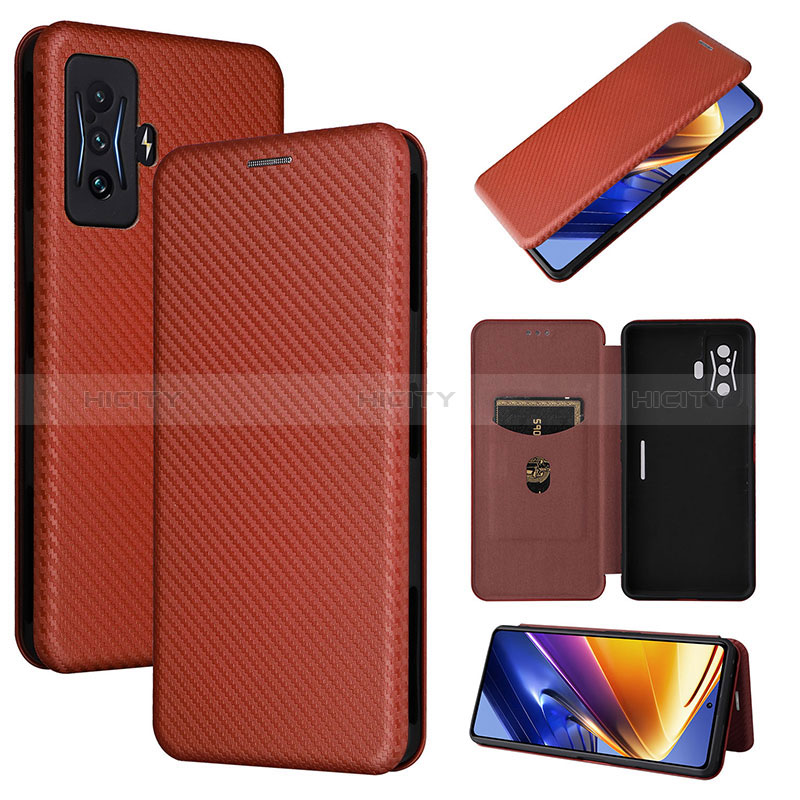 Funda de Cuero Cartera con Soporte Carcasa L02Z para Xiaomi Redmi K50 Gaming 5G