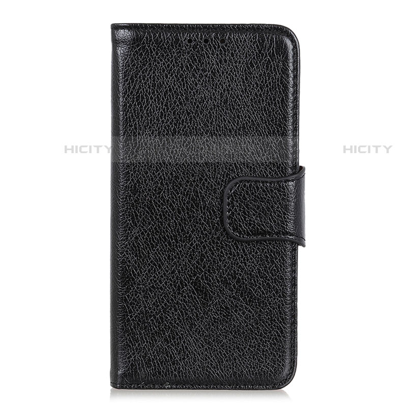 Funda de Cuero Cartera con Soporte Carcasa L03 para Alcatel 3X Negro