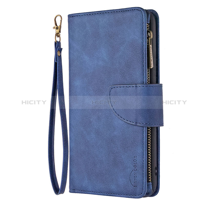 Funda de Cuero Cartera con Soporte Carcasa L03 para Apple iPhone 14 Pro Azul