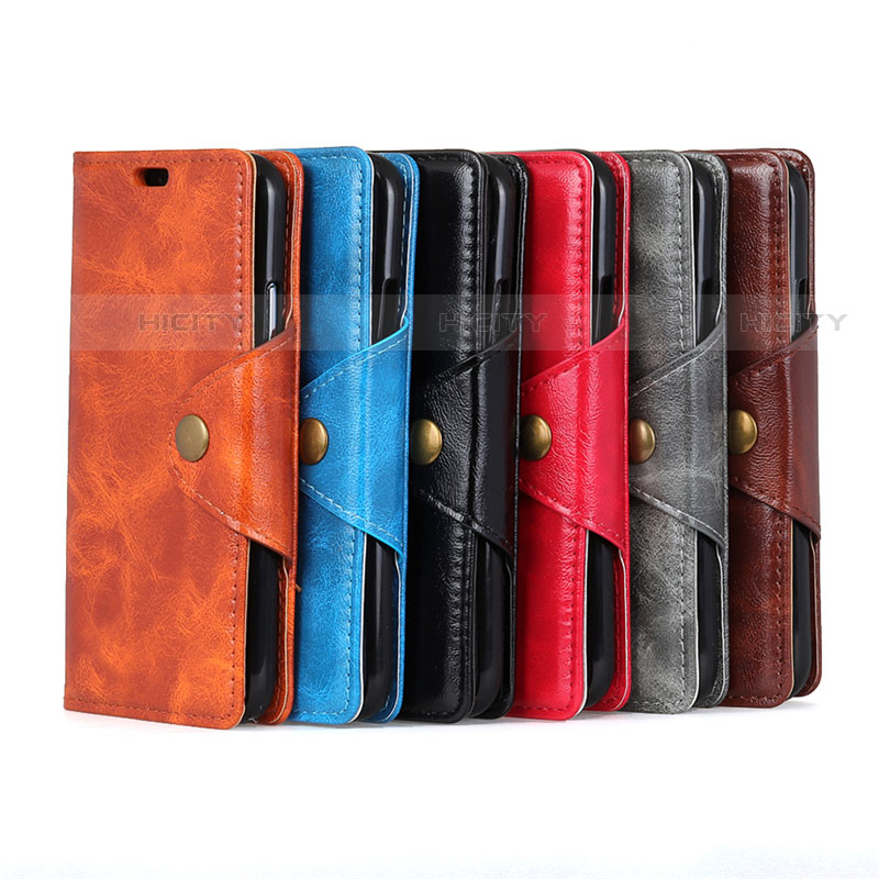 Funda de Cuero Cartera con Soporte Carcasa L03 para HTC Desire 12S