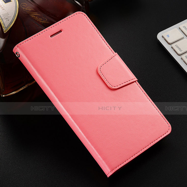 Funda de Cuero Cartera con Soporte Carcasa L03 para Huawei Honor 8X Rosa