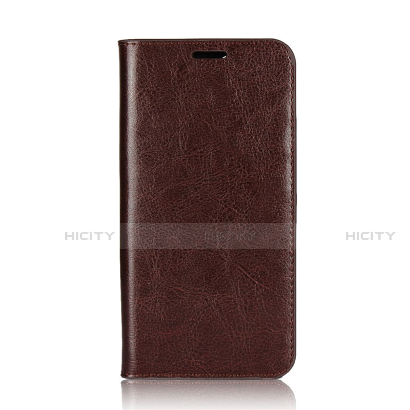 Funda de Cuero Cartera con Soporte Carcasa L03 para Huawei Honor 9 Lite Marron