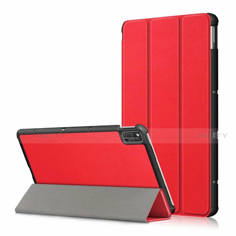 Funda de Cuero Cartera con Soporte Carcasa L03 para Huawei Honor Pad V6 10.4 Rojo