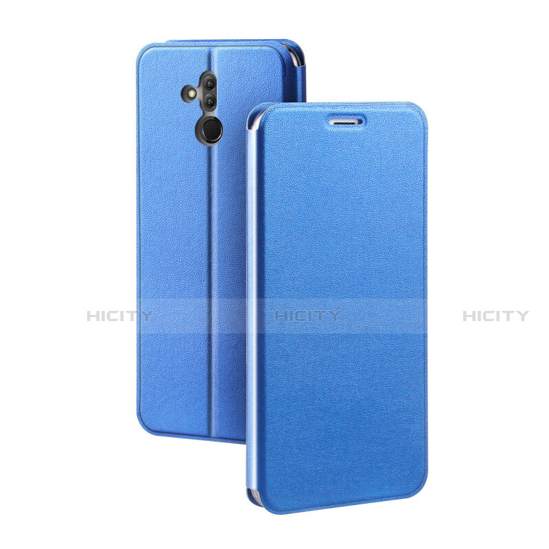 Funda de Cuero Cartera con Soporte Carcasa L03 para Huawei Mate 20 Lite Azul