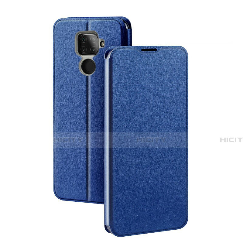 Funda de Cuero Cartera con Soporte Carcasa L03 para Huawei Mate 30 Lite Azul