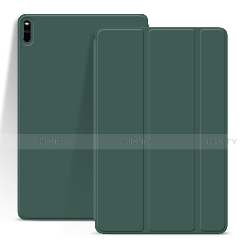 Funda de Cuero Cartera con Soporte Carcasa L03 para Huawei MatePad Pro Verde