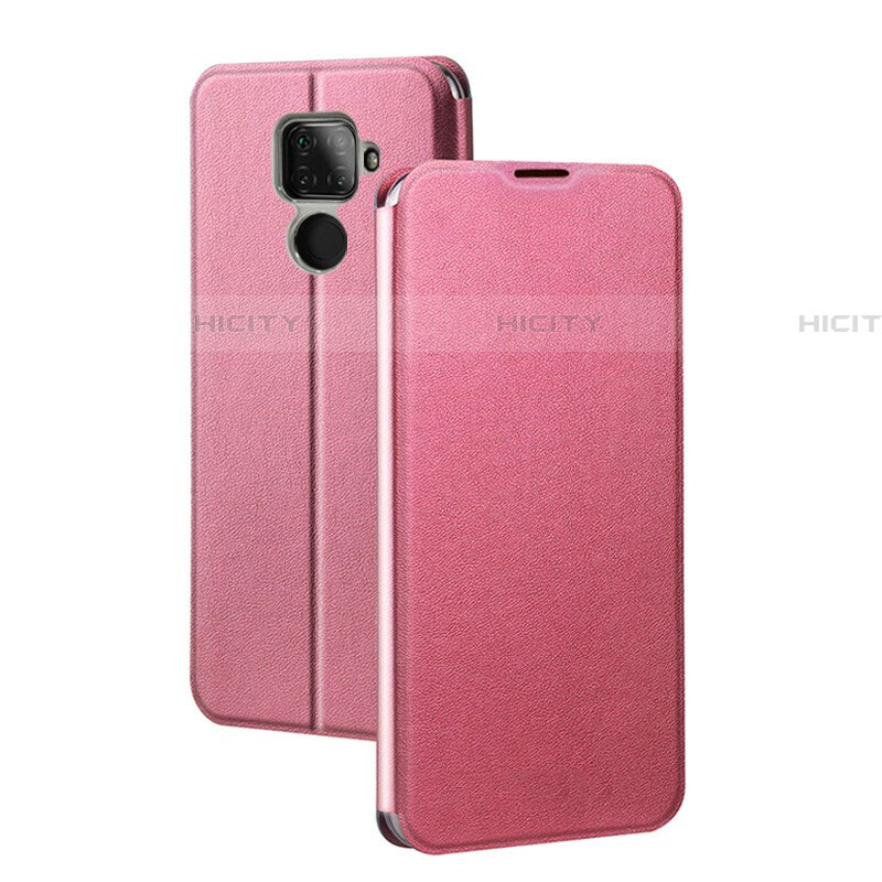 Funda de Cuero Cartera con Soporte Carcasa L03 para Huawei Nova 5i Pro Rosa