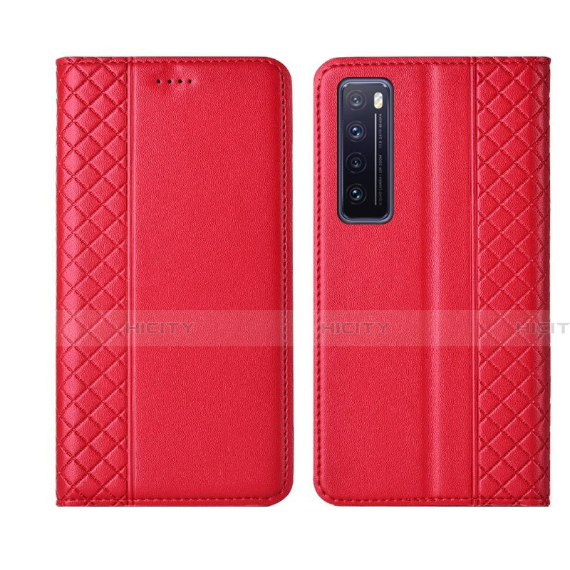 Funda de Cuero Cartera con Soporte Carcasa L03 para Huawei Nova 7 5G