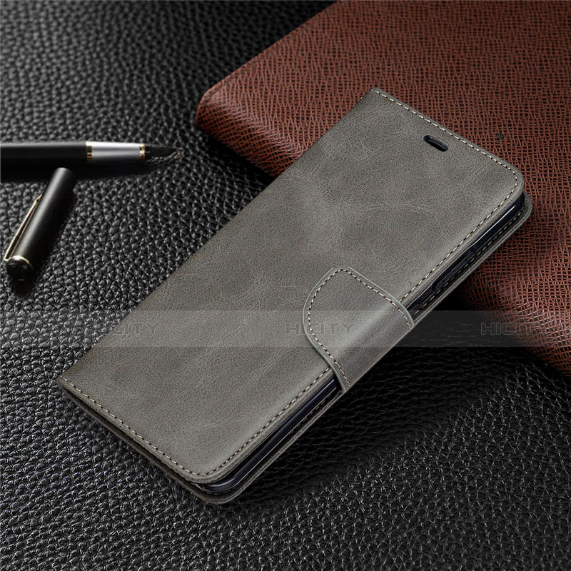 Funda de Cuero Cartera con Soporte Carcasa L03 para Nokia 5.3 Gris