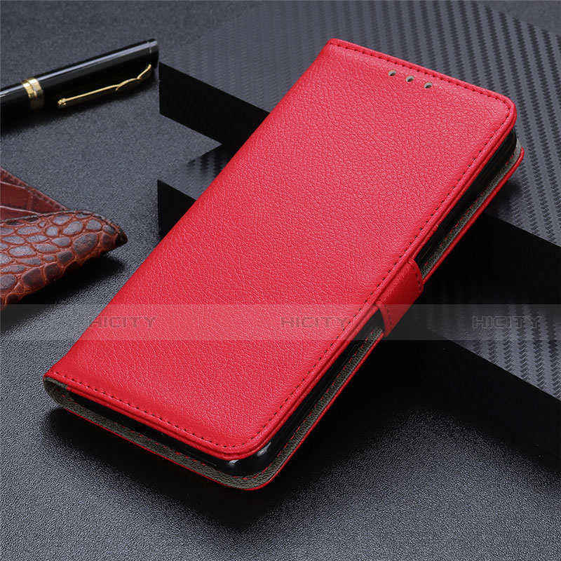 Funda de Cuero Cartera con Soporte Carcasa L03 para Oppo A33 Rojo