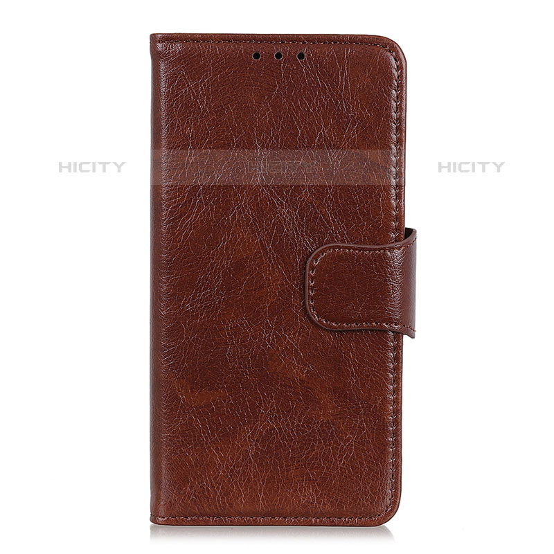 Funda de Cuero Cartera con Soporte Carcasa L03 para Oppo A35 Marron