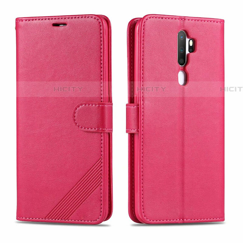 Funda de Cuero Cartera con Soporte Carcasa L03 para Oppo A5 (2020)