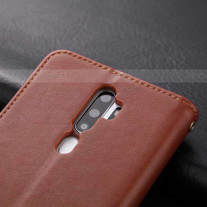 Funda de Cuero Cartera con Soporte Carcasa L03 para Oppo A5 (2020)