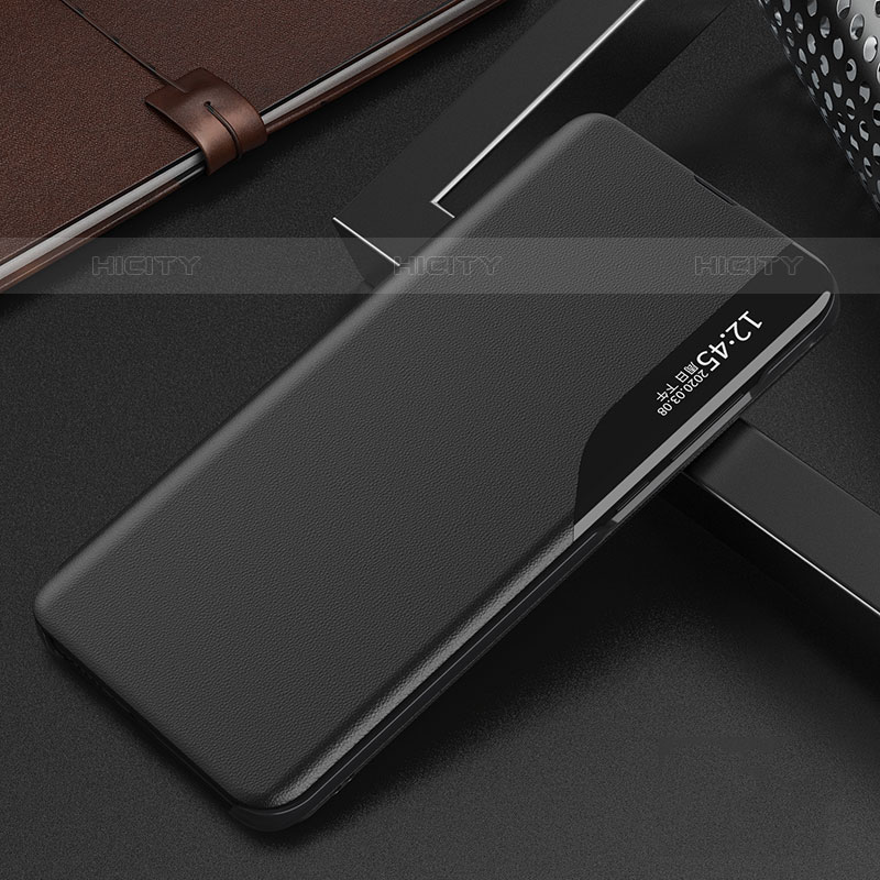 Funda de Cuero Cartera con Soporte Carcasa L03 para Oppo Reno9 Pro 5G Negro