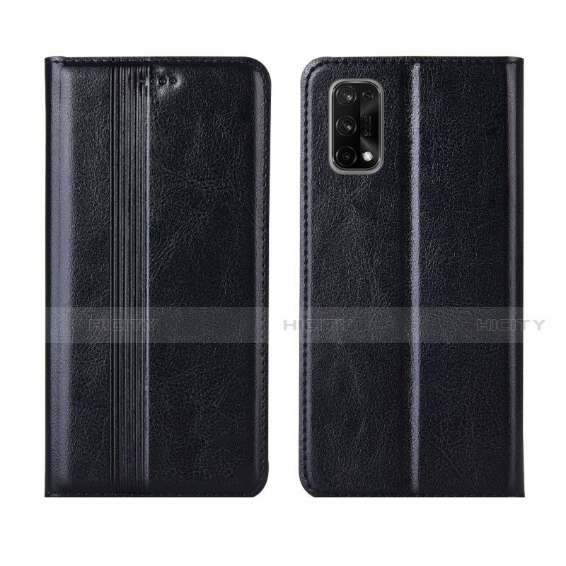 Funda de Cuero Cartera con Soporte Carcasa L03 para Realme X7 Pro 5G Negro