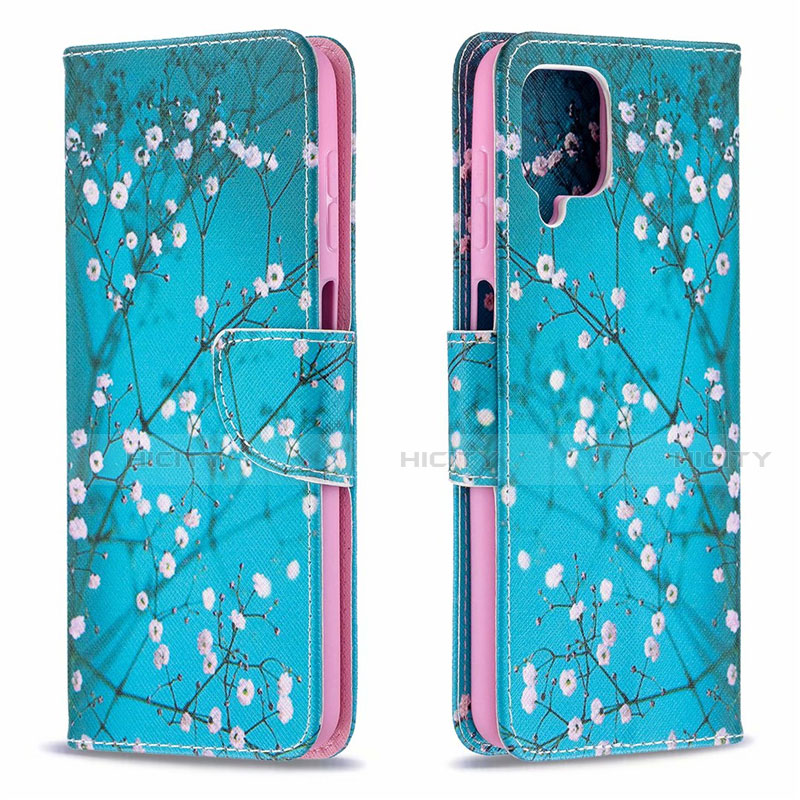 Funda de Cuero Cartera con Soporte Carcasa L03 para Samsung Galaxy A12