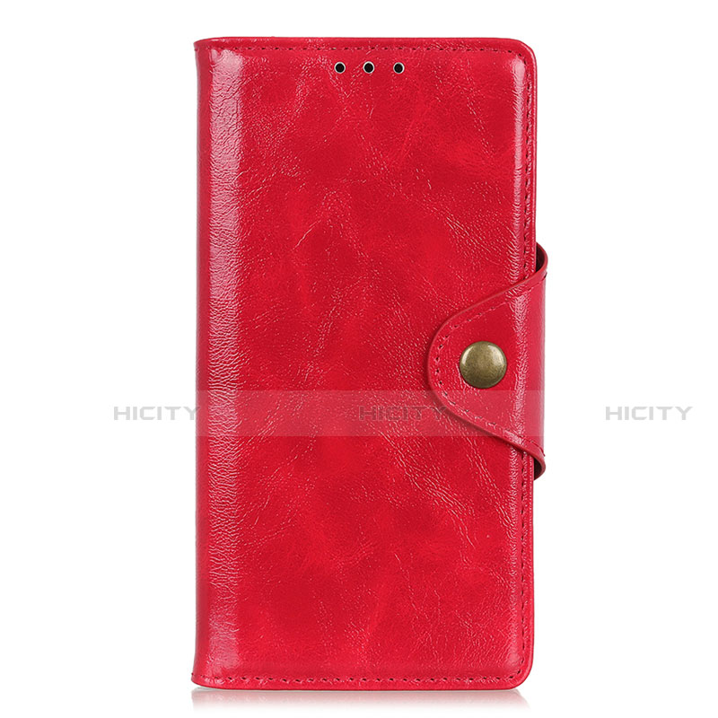 Funda de Cuero Cartera con Soporte Carcasa L03 para Samsung Galaxy M31 Rojo