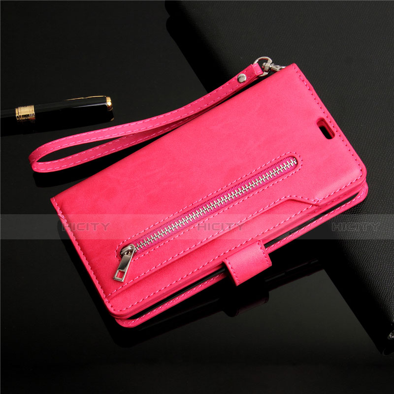 Funda de Cuero Cartera con Soporte Carcasa L03 para Samsung Galaxy S20 Plus 5G Rojo