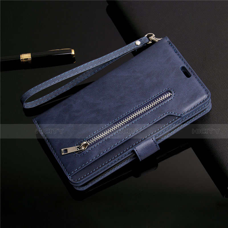 Funda de Cuero Cartera con Soporte Carcasa L03 para Samsung Galaxy S20 Plus Azul