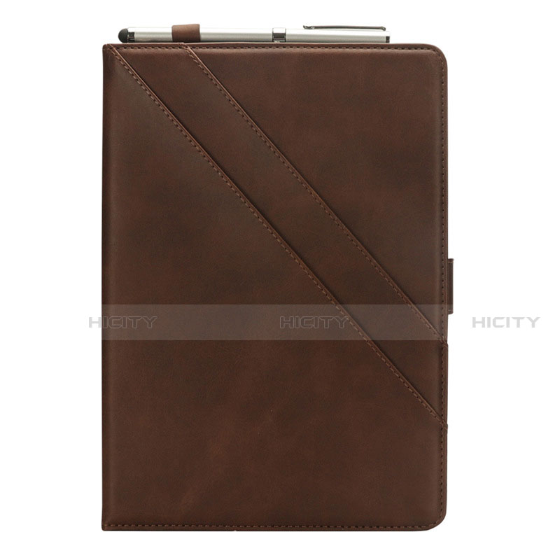 Funda de Cuero Cartera con Soporte Carcasa L03 para Samsung Galaxy Tab S5e Wi-Fi 10.5 SM-T720 Marron