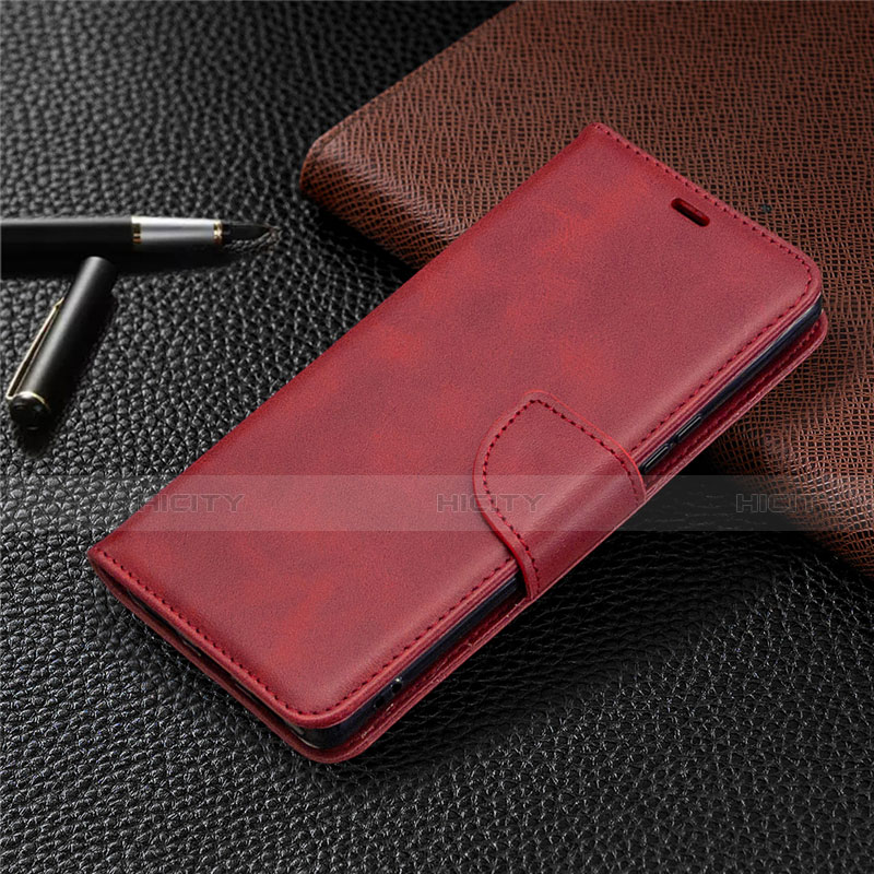 Funda de Cuero Cartera con Soporte Carcasa L03 para Sony Xperia L4 Rojo