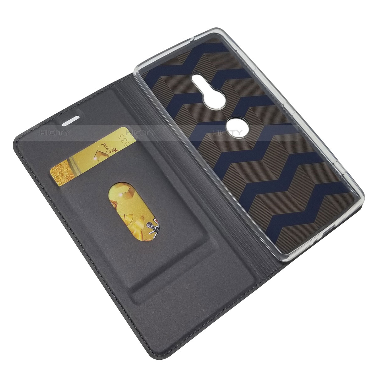 Funda de Cuero Cartera con Soporte Carcasa L03 para Sony Xperia XZ2